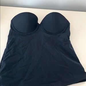 Strapless tankini top